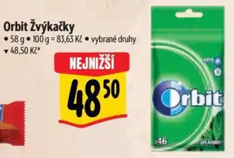 Albert Orbit Žvýkačky nabídka