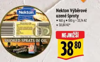 Albert Nekton Výběrové uzené šproty nabídka