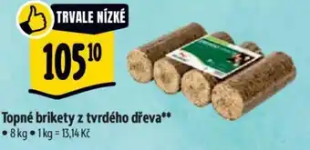 Albert Topné brikety z tvrdého dřeva nabídka