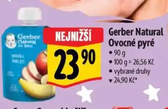 Albert Gerber Natural Ovocné pyré nabídka