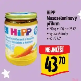 Albert HiPP Masozeleninový příkrm nabídka