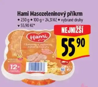 Albert Hami Masozeleninový příkrm nabídka