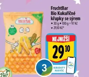 Albert FruchtBar Bio Kukuřičné křupky se sýrem nabídka
