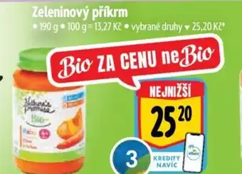 Albert Zeleninový příkrm nabídka