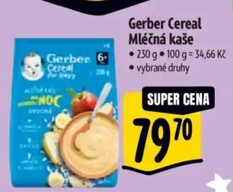 Albert Gerber Cereal Mléčná kaše nabídka