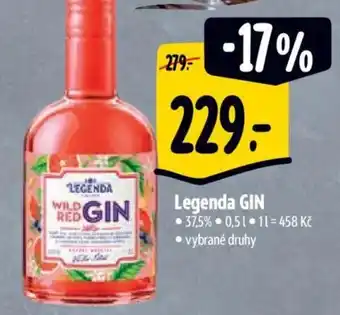 Albert Legenda GIN nabídka