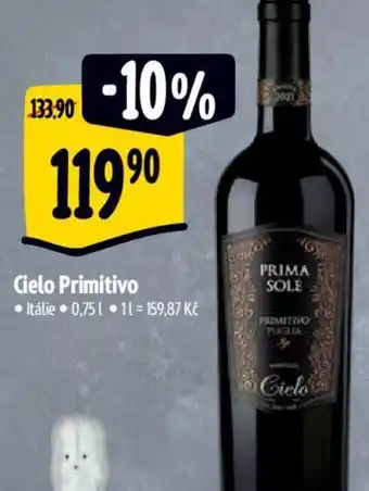 Albert Cielo Primitivo nabídka