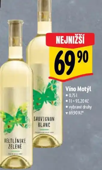 Albert Víno Motýl nabídka