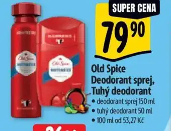 Albert Old Spice Deodorant sprej, Tuhý deodorant nabídka