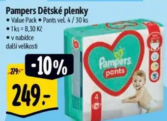 Albert Pampers Dětské plenky nabídka