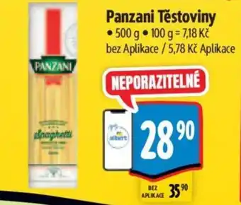 Albert Panzani Těstoviny nabídka
