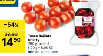 Tesco Tesco Rajčata cherry 250 g nabídka