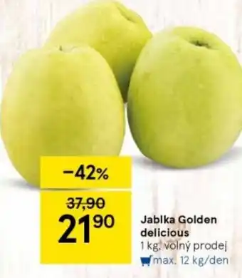 Tesco Jablka Golden delicious nabídka