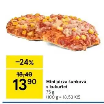 Tesco Mini pizza šunková s kukuřicí nabídka