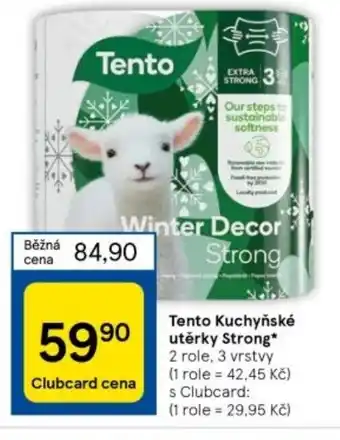 Tesco Tento Kuchyňské uterky Strong nabídka
