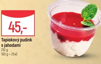 Globus Tapiokový pudink s jahodami nabídka