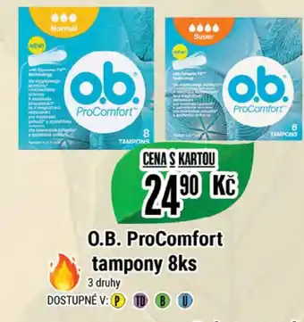 Tamda Foods O.B. ProComfort tampony 8ks nabídka
