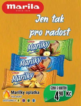 Tamda Foods Marilky oplatka nabídka