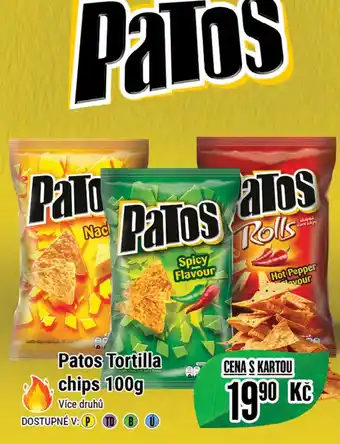 Patos Tortilla chips 100g