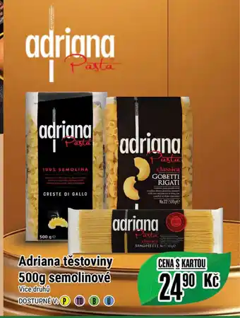 Tamda Foods Adriana těstoviny 500g semolinové nabídka