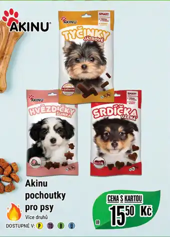 Tamda Foods Akinu pochoutky pro psy nabídka