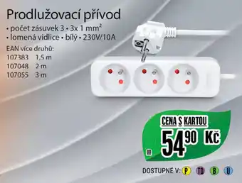 Tamda Foods Prodlužovací přívod nabídka