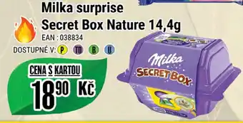 Tamda Foods Milka surprise Secret Box Nature 14,4g nabídka
