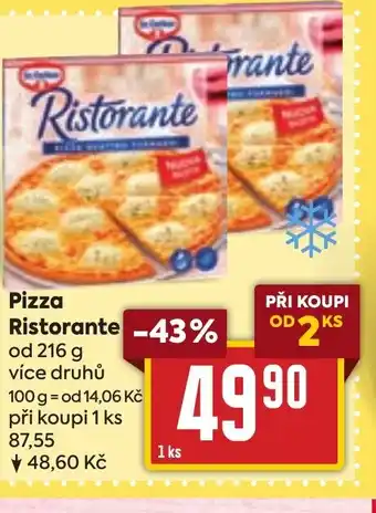 Billa Pizza Ristorante nabídka