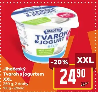 Billa Jihočeský Tvaroh s jogurtem XXL nabídka