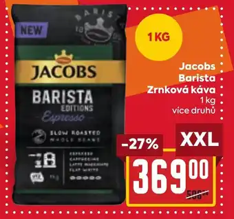 Billa Jacobs Barista Zrnková káva nabídka