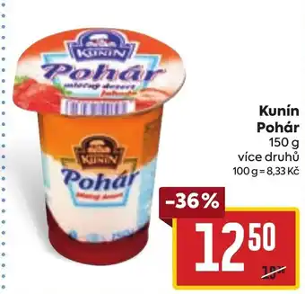 Billa Kunín Pohár nabídka