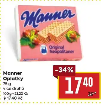 Billa Manner Oplatky nabídka