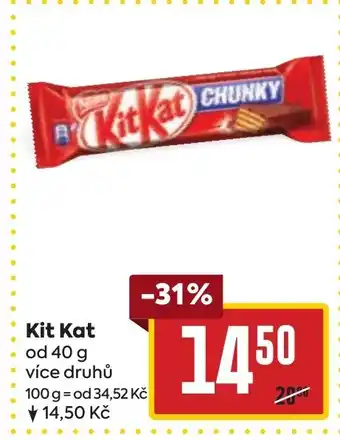 Billa Kit Kat nabídka