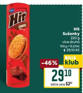 Billa Hit Sušenky nabídka