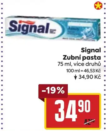 Billa Signal Zubní pasta nabídka