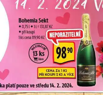 Albert Bohemia sekt nabídka