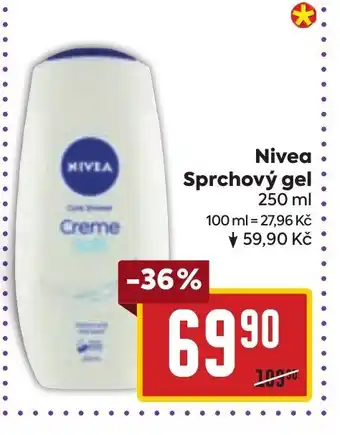 Billa Nivea Sprchový gel nabídka