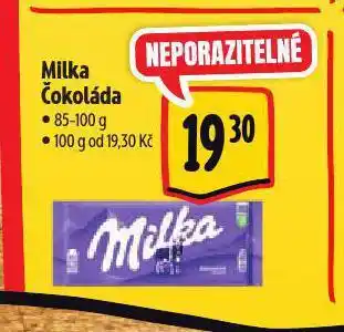Albert Milka čokoláda nabídka