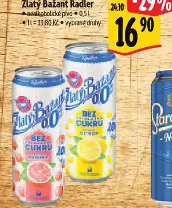 Albert Zlatý bažant radler nabídka