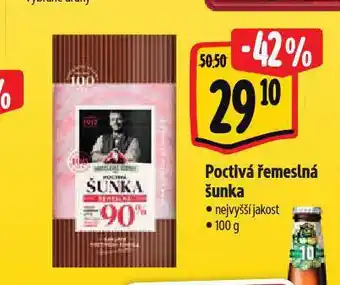 Albert Poctivá řemeslná šunka nabídka