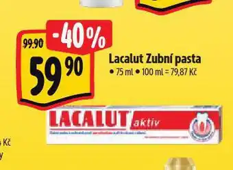 Albert Lacalut zubní pasta nabídka