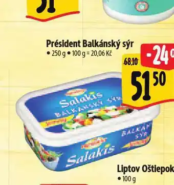Albert Président balkánský sýr nabídka