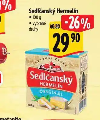 Albert Sedlčanský hermelín nabídka