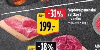 Albert Vepřová panenská svíčková nabídka