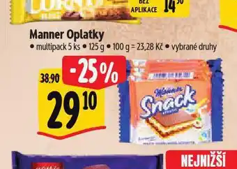 Albert Manner oplatky nabídka