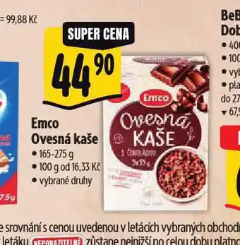 Albert Emco ovesná kaše nabídka