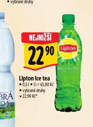 Albert Lipton ice tea nabídka