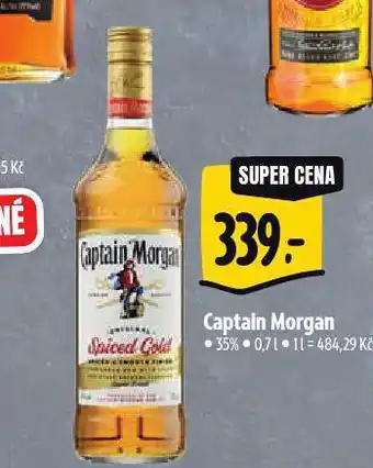 Albert Captain morgan spiced gold nabídka