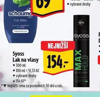 Albert Syoss lak na vlasy nabídka