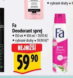 Albert Fa deodorant nabídka